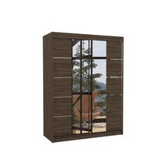 ADRK Furniture Nordic, ruskean värinen kaappi hinta ja tiedot | Kaapit | hobbyhall.fi