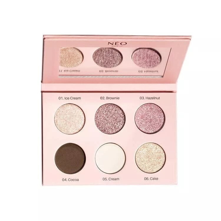 Luomiväripaletti Neo Make up Eyeshadow palette Nude, 9g hinta ja tiedot | Silmämeikit | hobbyhall.fi