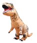 T-REX Giant puhallettava dinosaurus, 1,5 - 1,9 m, ruskea hinta ja tiedot | Naamiaisasut | hobbyhall.fi