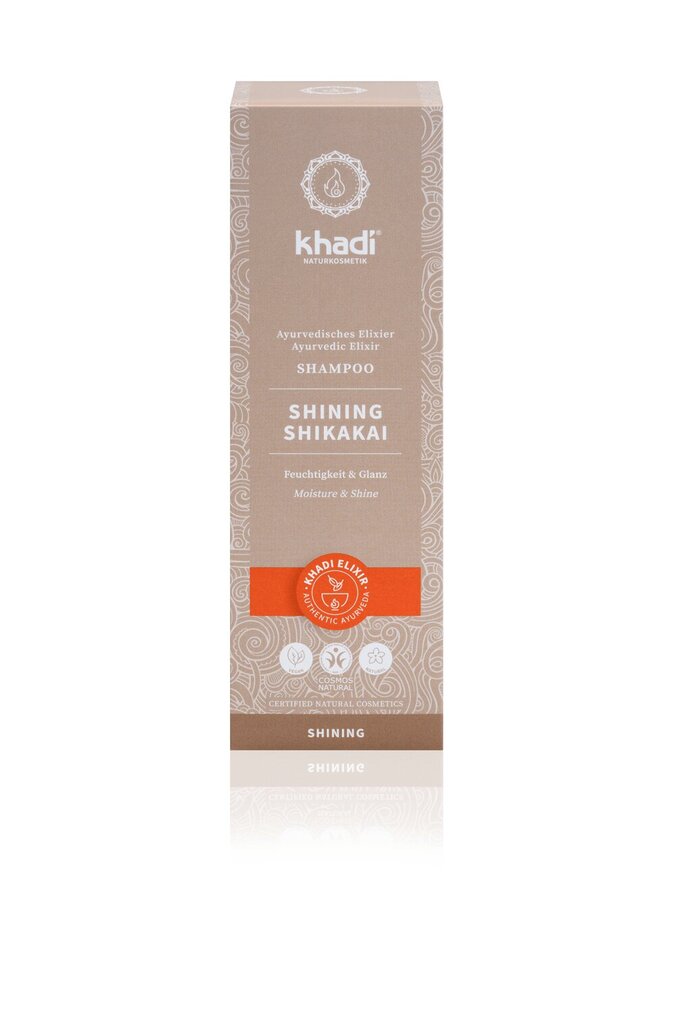 Ajurveda kosteuttava shampoo Khadi Shikakai kaikille hiustyypeille 210 ml hinta ja tiedot | Shampoot | hobbyhall.fi
