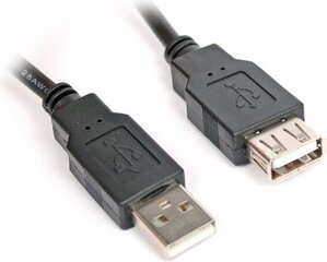Omega OUAFB3, USB 2.0, 3 metrin pituinen jatkojohto hinta ja tiedot | Puhelinkaapelit | hobbyhall.fi
