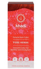 Luonnollinen hiusväri Khadi 150 g, Pure Henna, punainen hinta ja tiedot | Hiusvärit | hobbyhall.fi