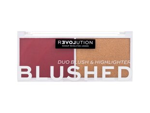 Makeup Revolution Colour Play Duo Palette Poskipunapaletti 5,8 g Wishful #cf960c hinta ja tiedot | Aurinkopuuterit ja poskipunat | hobbyhall.fi