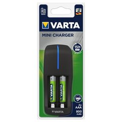 Varta 57646 paristojen laturi, sekä 2 AAA paristoa 800 mAh hinta ja tiedot | Paristolaturit | hobbyhall.fi