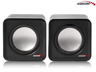 Audiocore AC870B -tietokonekaiuttimet, musta hinta ja tiedot | Audiocore Tietokoneen lisälaitteet | hobbyhall.fi