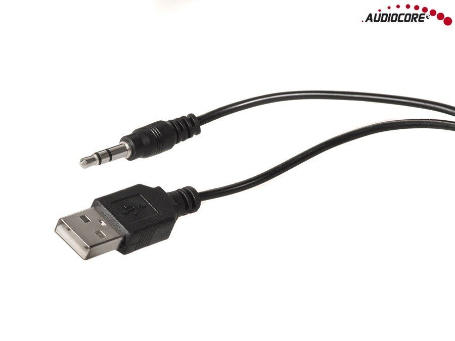 Audiocore AC870B -tietokonekaiuttimet, musta hinta ja tiedot | Kaiuttimet | hobbyhall.fi