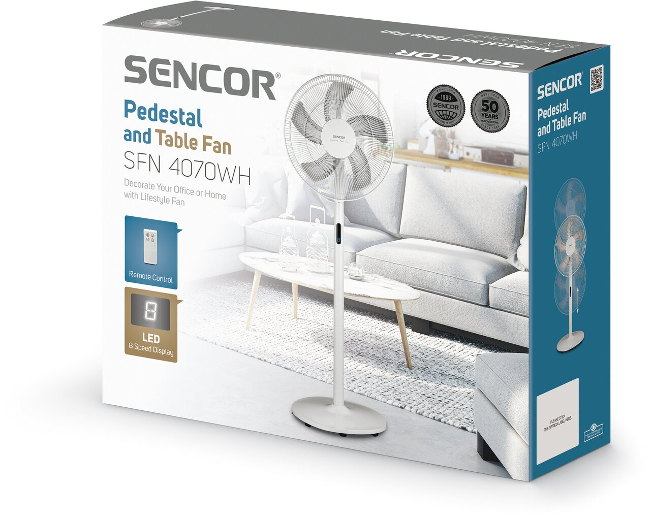 Tuuletin Sencor SFN 4070WH 3in1 hinta ja tiedot | Tuulettimet | hobbyhall.fi