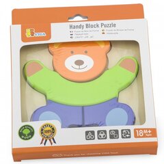 Viga Baby Teddy ensimmäinen puinen palapeli hinta ja tiedot | Vauvan lelut | hobbyhall.fi