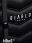 Diablo X-Ray Normal, L-koko, mustan värinen pelituoli hinta ja tiedot | Toimistotuolit | hobbyhall.fi