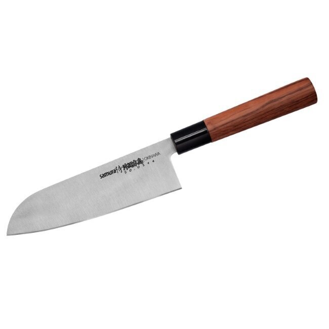 Santoku-veitsi Samura Okinava, 32,3 cm hinta ja tiedot | Veitset ja tarvikkeet | hobbyhall.fi