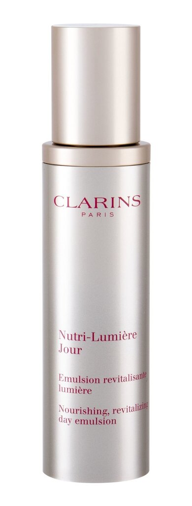 Clarins Nutri-Lumiere Jour kasvoemulsio, 50 ml hinta ja tiedot | Kasvovoiteet | hobbyhall.fi