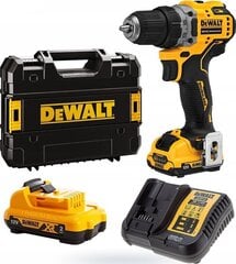 DeWalt Porakone DCD701D2-QW, 12V hinta ja tiedot | Akkuporakoneet ja ruuvinvääntimet | hobbyhall.fi