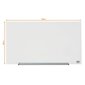 Whiteboard Glass Nobo Widescreen 31" Brilliant White hinta ja tiedot | Toimistotarvikkeet | hobbyhall.fi