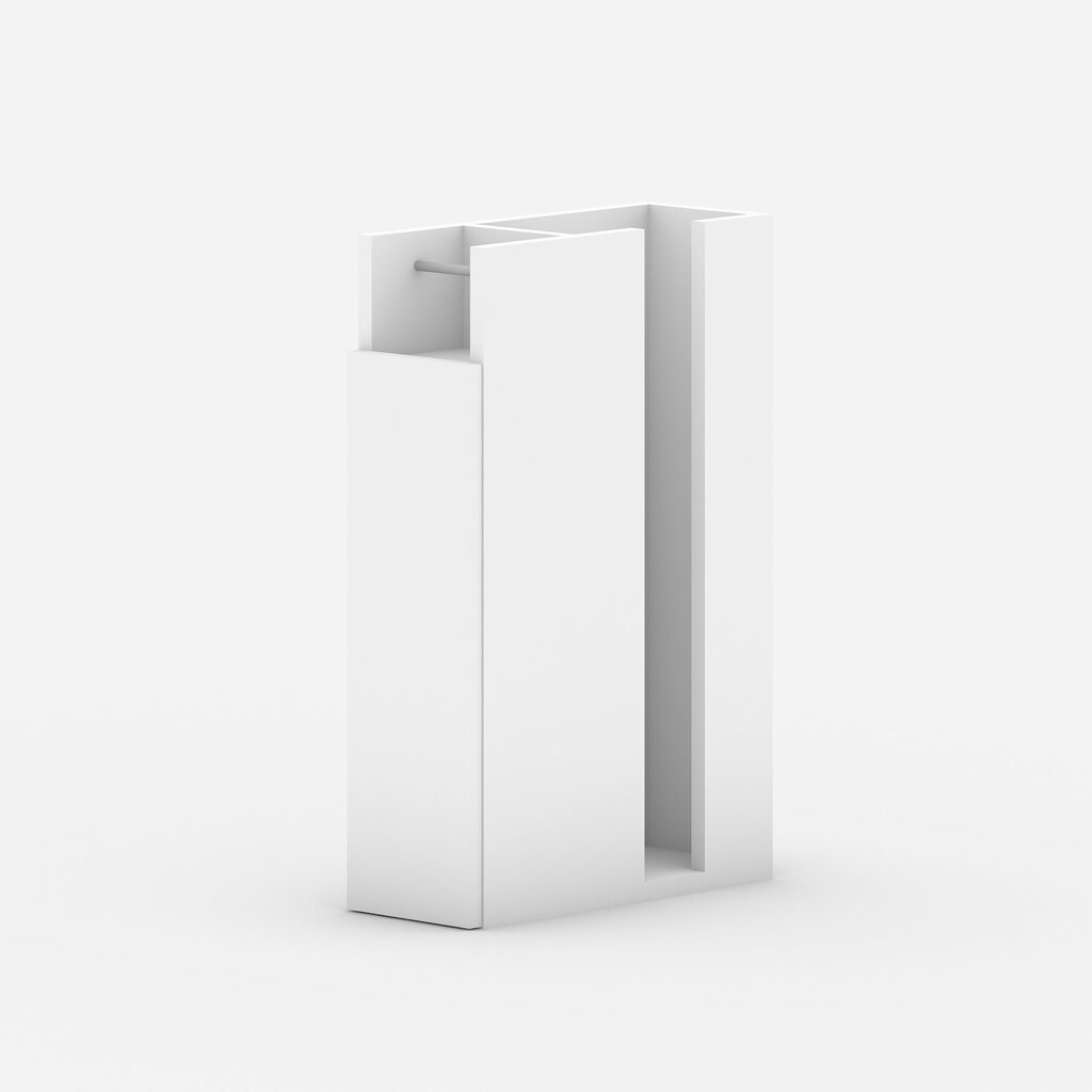 Kalune Design 793 kylpyhuonekaappi, valkoinen hinta ja tiedot | Kylpyhuonekaapit | hobbyhall.fi