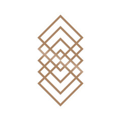 Geometry Copper Seinäkoriste, 30x60 cm hinta ja tiedot | Sisustustuotteet | hobbyhall.fi