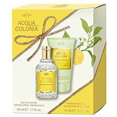 Setti 4711 Acqua Colonia Lemon and Ginger naisille/miehille: Kölnin EDC, 50 ml + suihkugeeli, 75 ml hinta ja tiedot | Miesten hajuvedet | hobbyhall.fi