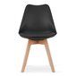 4 kpl tuolia Mark, musta hinta ja tiedot | Ruokapöydän tuolit | hobbyhall.fi