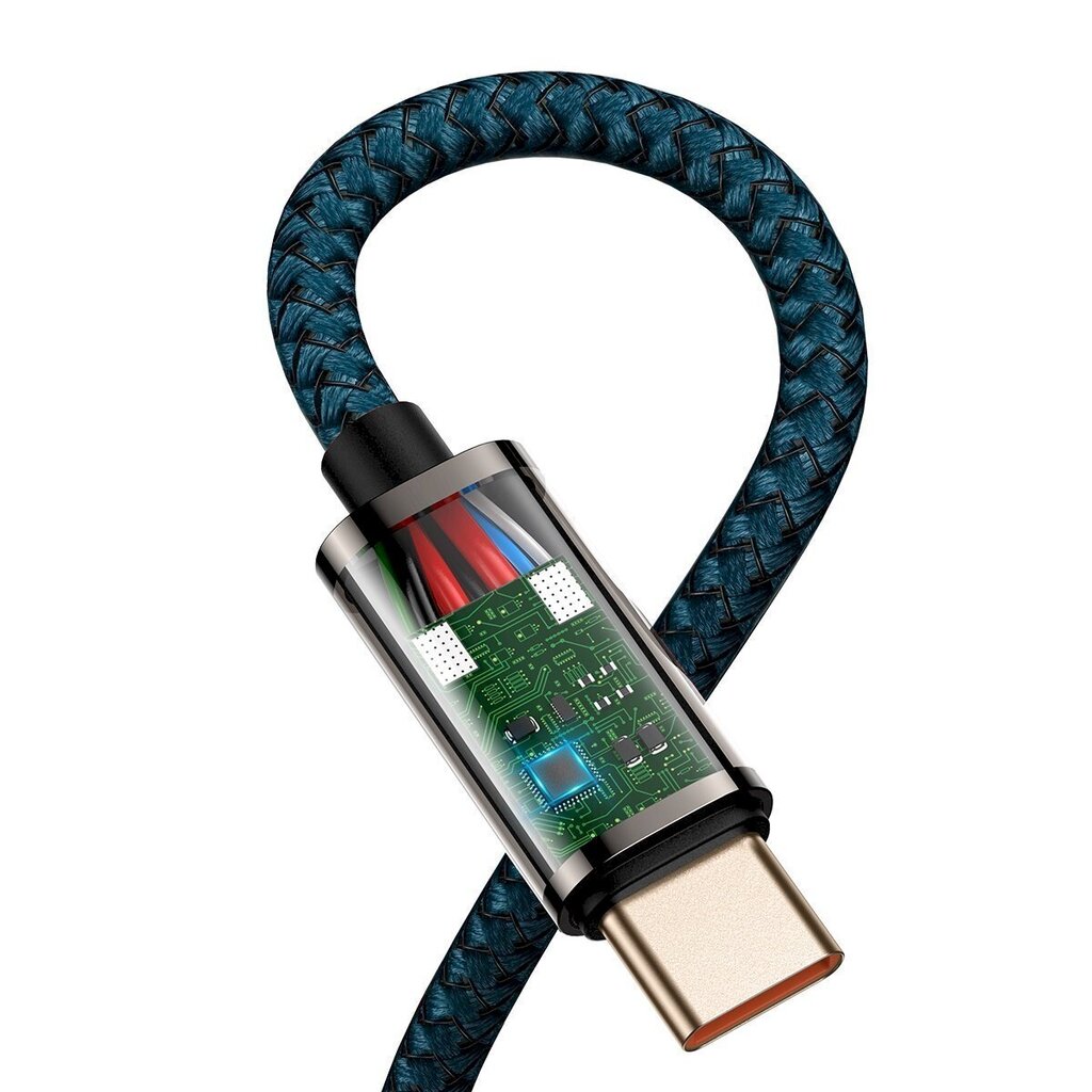 Baseus USB-C-USB-C kaapeli, Legend Series, PD, 100W, 2m (punainen) hinta ja tiedot | Puhelinkaapelit | hobbyhall.fi