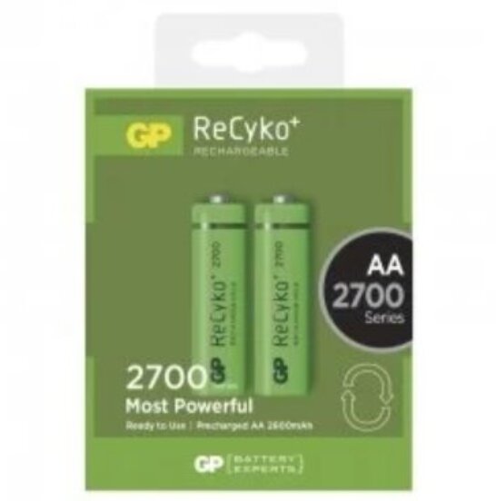 Ladattavat patterit GP ReCyko NiMH AA 2600mAh EB2 hinta ja tiedot | Paristot | hobbyhall.fi