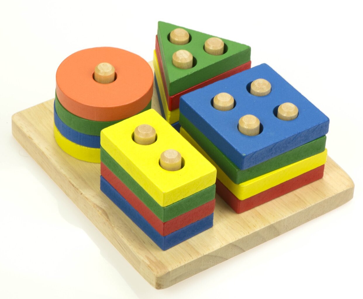 Geometrisiä muotoja - lajittelija hinta ja tiedot | Kehittävät lelut | hobbyhall.fi