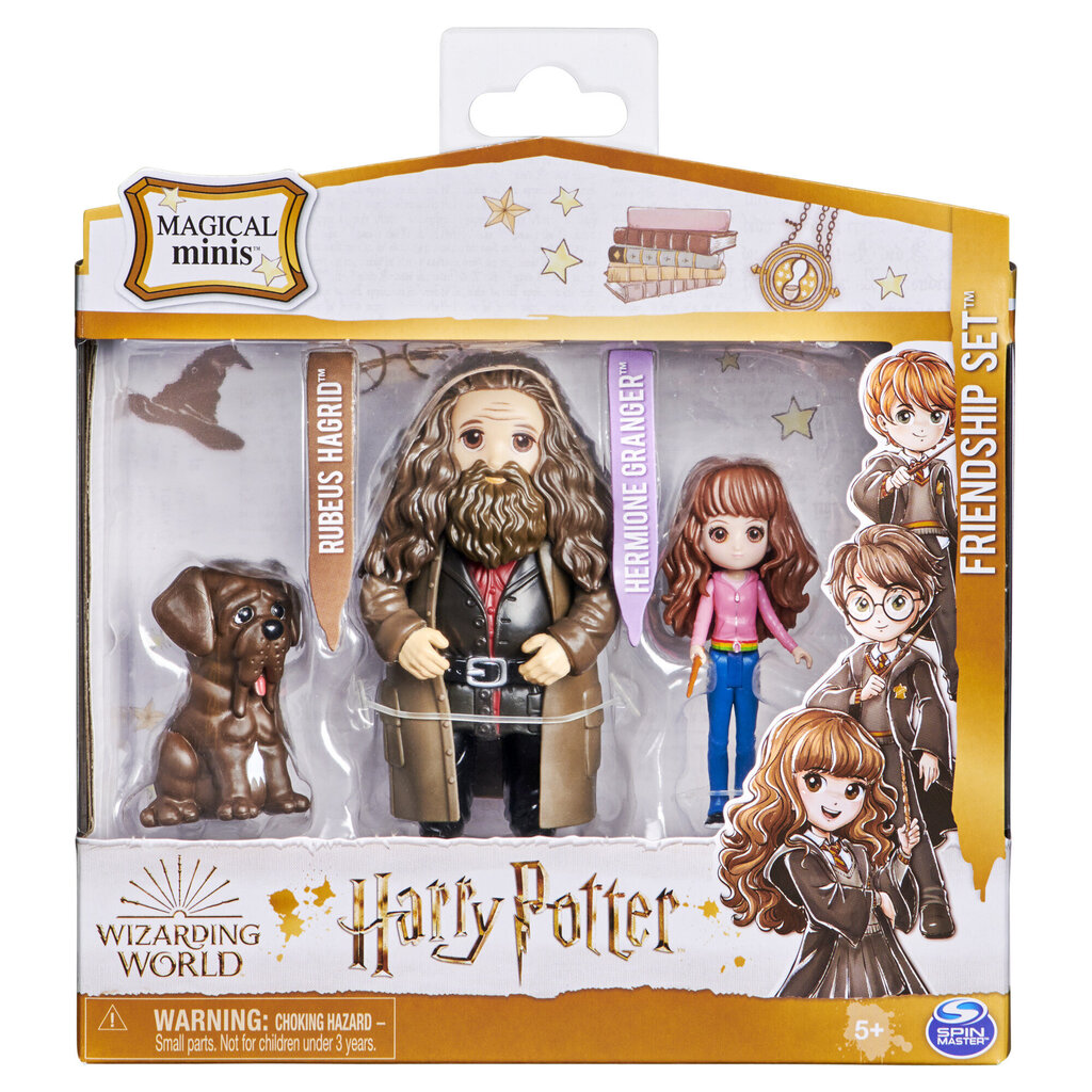 HARRY POTTER Magical Mini Ystävyyssetti, Hermione ja Hagrid hinta ja tiedot | Poikien lelut | hobbyhall.fi