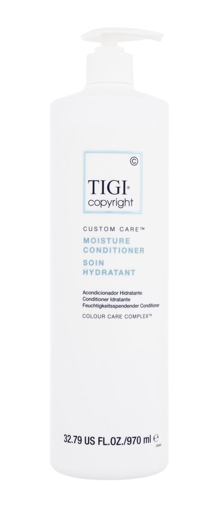 Intensiivisesti kosteuttava hoitoaine TIGI COPYRIGHT Moisture Conditioner 970ml hinta ja tiedot | Hoitoaineet | hobbyhall.fi