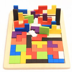 Puinen pulmapeli Tetris, 40 kpl hinta ja tiedot | Palapelit | hobbyhall.fi