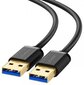 Ugreen USB 3.0 M - USB 3.0 M, 2 m hinta ja tiedot | Kaapelit ja adapterit | hobbyhall.fi
