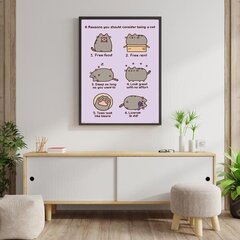 Pusheen Reasons to be a Cat - juliste 61 x 91,5 cm hinta ja tiedot | Taulut | hobbyhall.fi