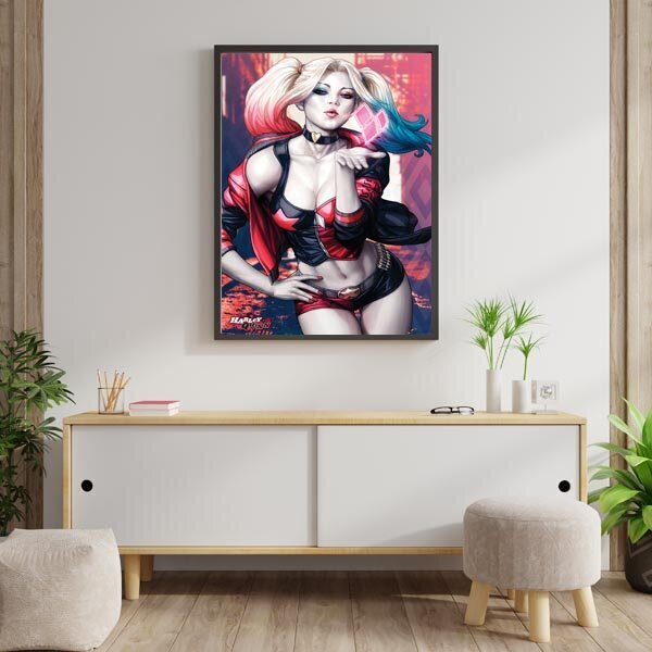 Harley Quinn Batman Kiss — juliste 61 x 91,5 cm hinta ja tiedot | Pelien oheistuotteet | hobbyhall.fi