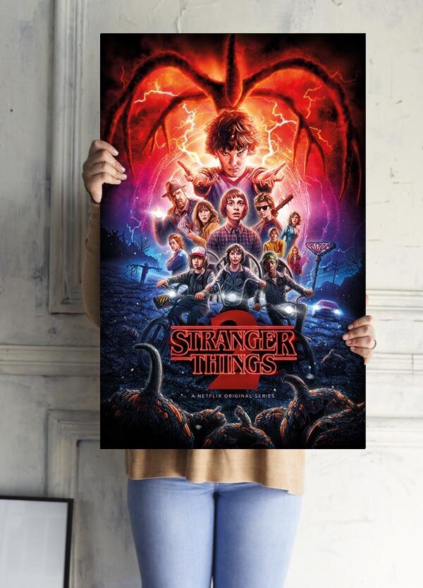 Stranger Things, kausi 2 - juliste 61 x 91,5 cm hinta ja tiedot | Taulut | hobbyhall.fi