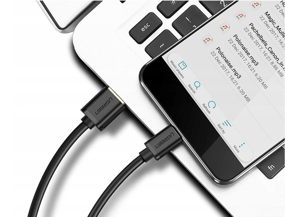 USB - USB-C kaapeli, 2m, musta hinta ja tiedot | Kaapelit ja adapterit | hobbyhall.fi