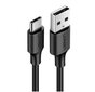 Ugreen US287 USB-C kaapeli 2m musta hinta ja tiedot | Kaapelit ja adapterit | hobbyhall.fi