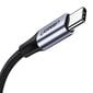 Ugreen US288 USB-C-kaapeli, QC3.0, alumiinipistoke, .0,25 m, musta hinta ja tiedot | Kaapelit ja adapterit | hobbyhall.fi