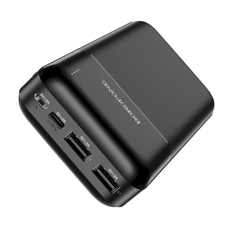 Borofone BJ16A Cube Varavirtalähde 20000 mAh / 2 x USB musta hinta ja tiedot | Varavirtalähteet | hobbyhall.fi