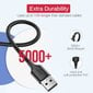 Ugreen US289 USB - Micro USB -kaapeli, QC 3.0, 2.4A, 1m, musta hinta ja tiedot | Kaapelit ja adapterit | hobbyhall.fi