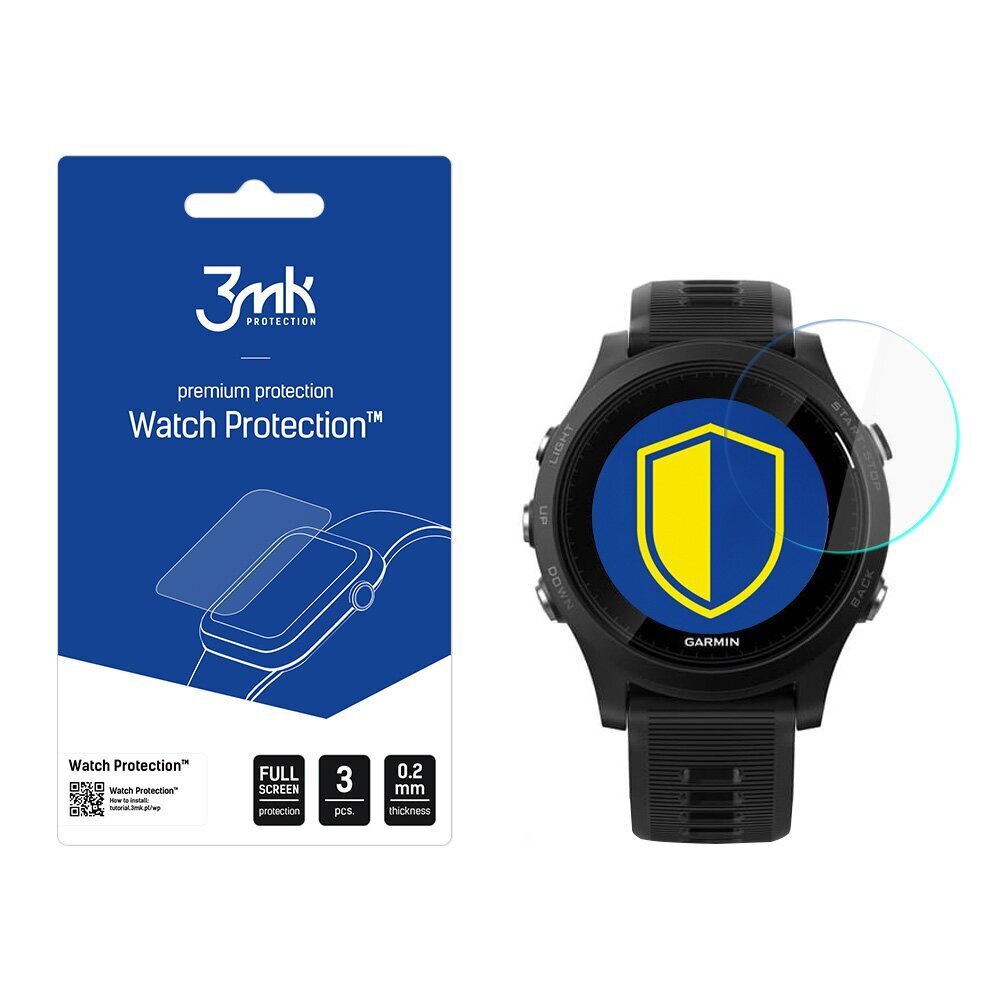 Garmin Forerunner 935 - 3mk Watch Protection™ v. FlexibleGlass Lite näytönsuoja hinta ja tiedot | Älykellojen ja aktiivisuusrannekkeiden lisätarvikkeet | hobbyhall.fi