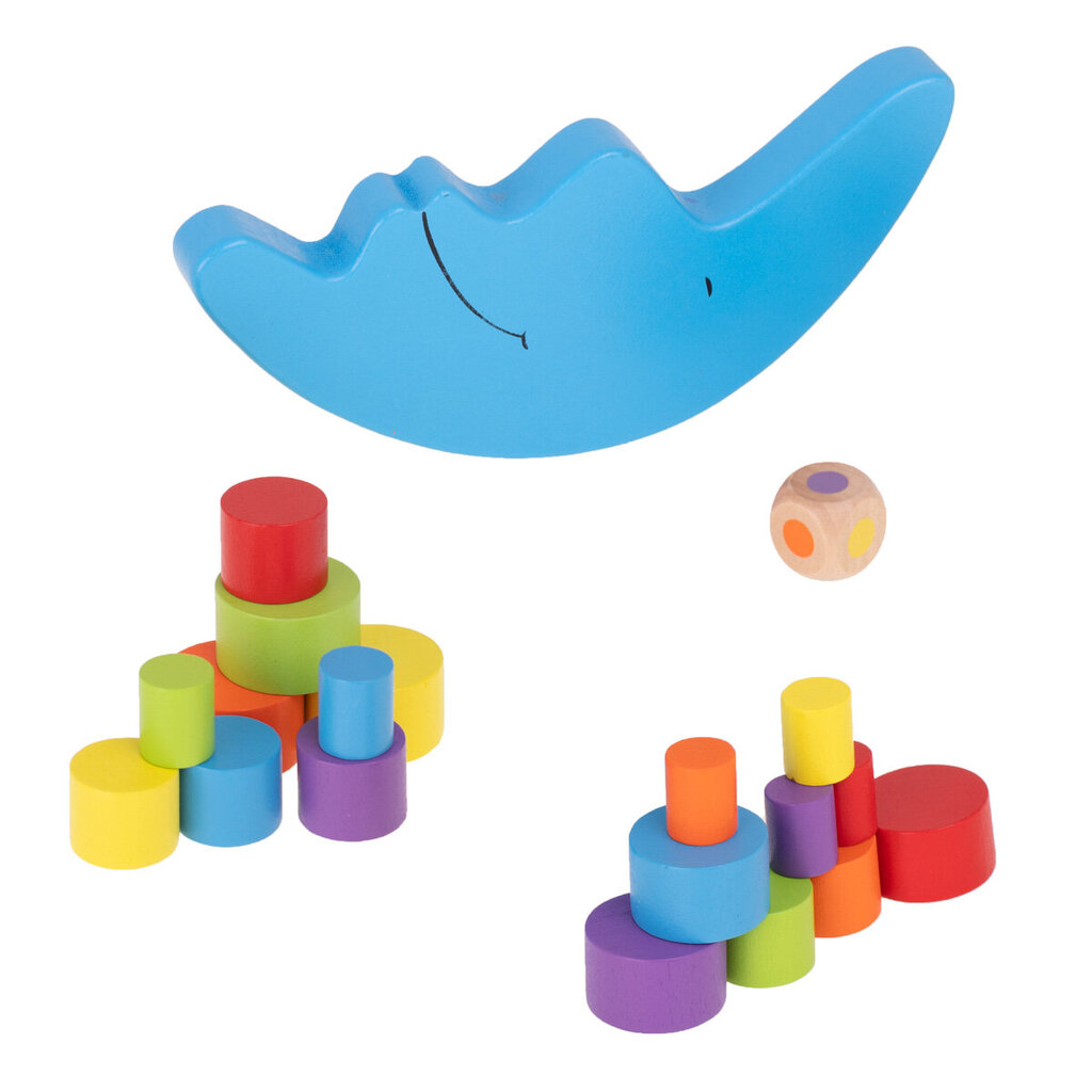 Puinen lelu Montessori, Balancing Moon hinta ja tiedot | Kehittävät lelut | hobbyhall.fi