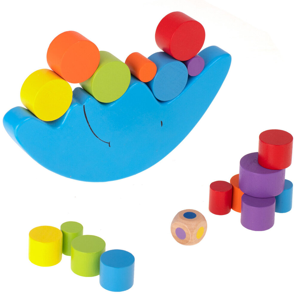 Puinen lelu Montessori, Balancing Moon hinta ja tiedot | Kehittävät lelut | hobbyhall.fi