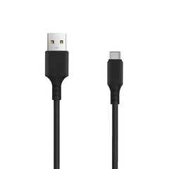 Setty kaapeli USB - USB-C 1.0 m 3A musta hinta ja tiedot | Puhelinkaapelit | hobbyhall.fi