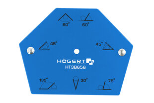 Kuusikulmainen magneettinen hitsauskuutio 22,5 kg Hoegert, HT3B656 hinta ja tiedot | Käsityökalut | hobbyhall.fi