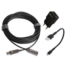 Techly USB 3.2 Gen1 A-A 20m 5Gbps hinta ja tiedot | Adapterit | hobbyhall.fi
