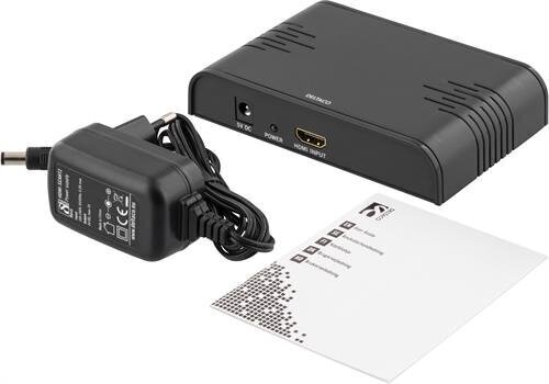 Deltaco HDMI-SCART2, HDMI, SCART hinta ja tiedot | Adapterit | hobbyhall.fi