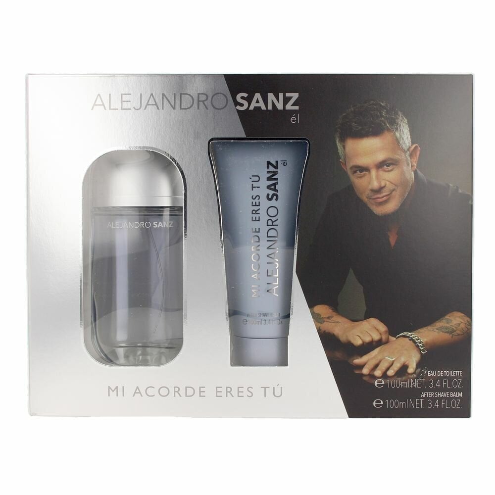 Alejandro Sanz Mi acorde eres tú miesten sarja: EDT 100 ml + partavesibalsami 100 ml. hinta ja tiedot | Miesten hajuvedet | hobbyhall.fi