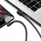 Mcdodo puhelinkaapeli nopea, 90° kulmalla , LED USB TYPE C 0,5m musta vahvalla punoksella varustettuna. hinta ja tiedot | Kaapelit ja adapterit | hobbyhall.fi