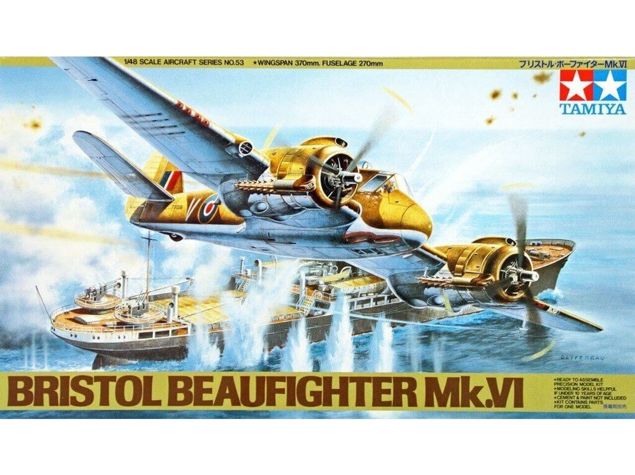 Tamiya - Bristol Beaufighter Mk.VI, 1/48, 61053 hinta ja tiedot | LEGOT ja rakennuslelut | hobbyhall.fi