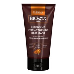 Intensiivisesti vahvistava hiusnaamio Baltic Amber & Biolin P L'biotica Biovax Amber, 150ml hinta ja tiedot | L'Biotica Hajuvedet ja kosmetiikka | hobbyhall.fi