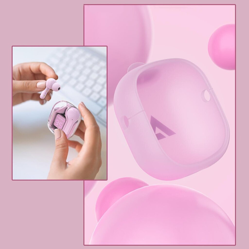 Acefast In-Ear TWS Bluetooth Pink, kuulokkeet hinta ja tiedot | Kuulokkeet | hobbyhall.fi