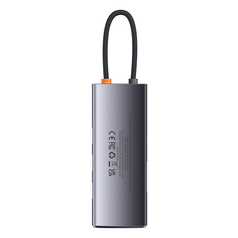 Keskitin 6in1 Baseus Metal Gleam Series, USB-C 3x USB 3.0 + USB-C PD + microSD/SD hinta ja tiedot | Adapterit | hobbyhall.fi