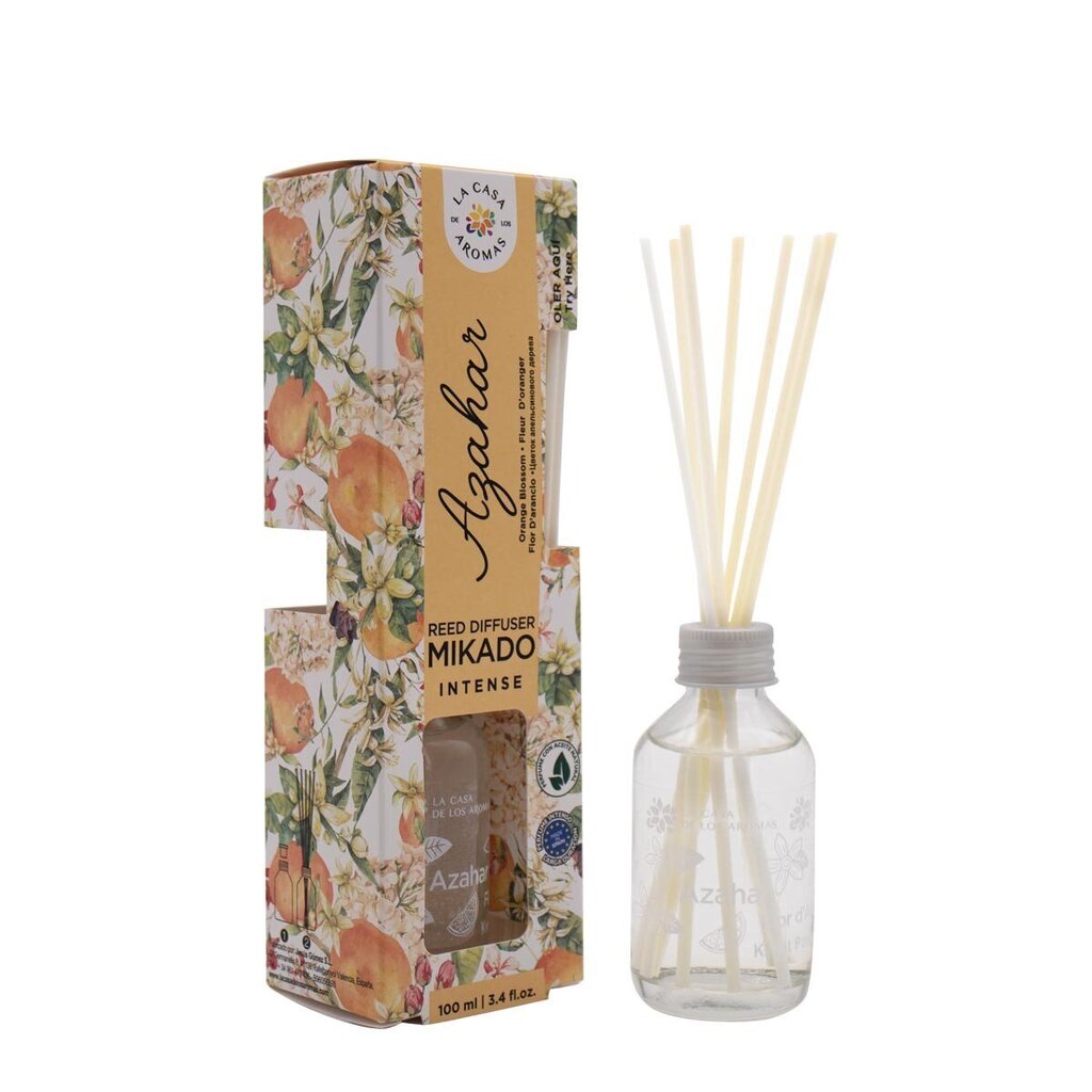 Kodin ilmanraikastin puikoilla casa de los aromas Reed Diffuser Mikado Azahar, 100m hinta ja tiedot | Huonetuoksut | hobbyhall.fi